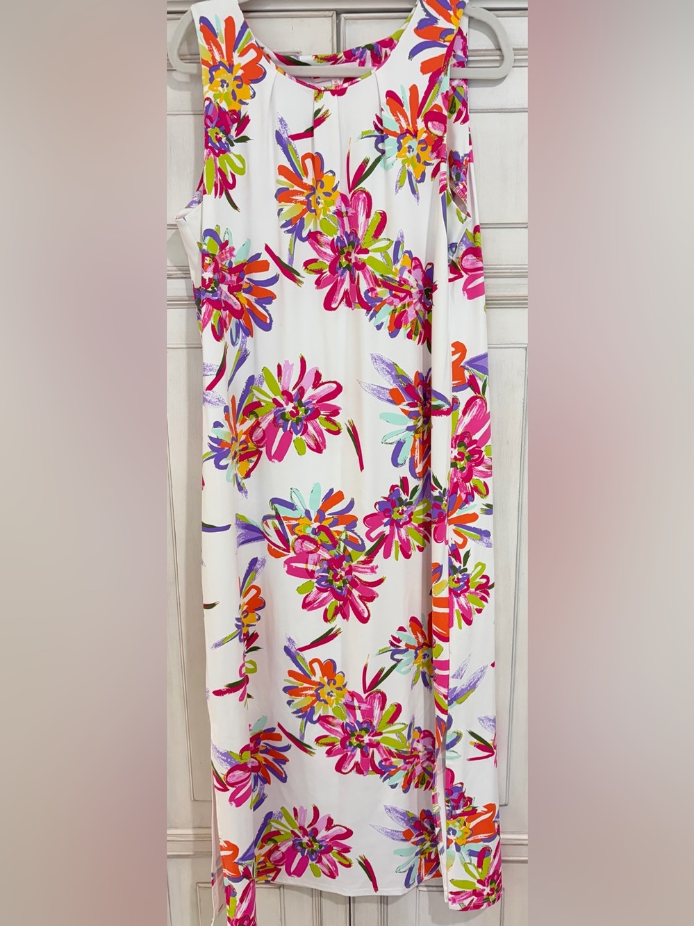 PRELOVED SZ XL Jude Connally Jude Cloth Sleeveless Maxi Floral Dress